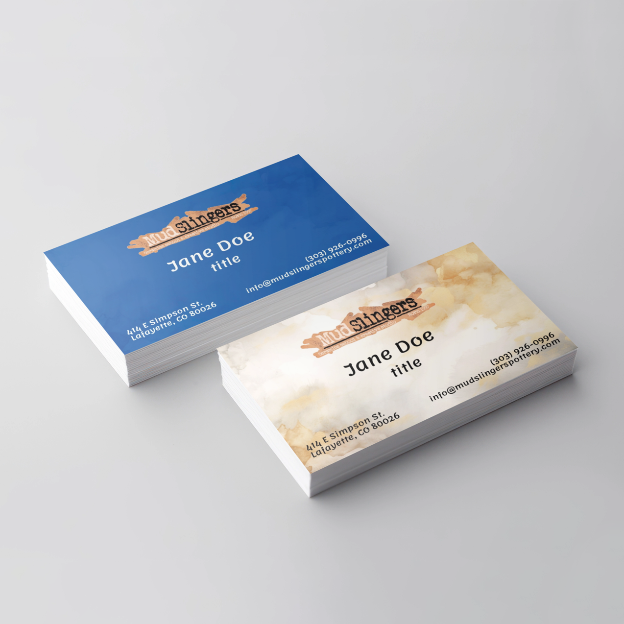 Mudslingers Business Cards