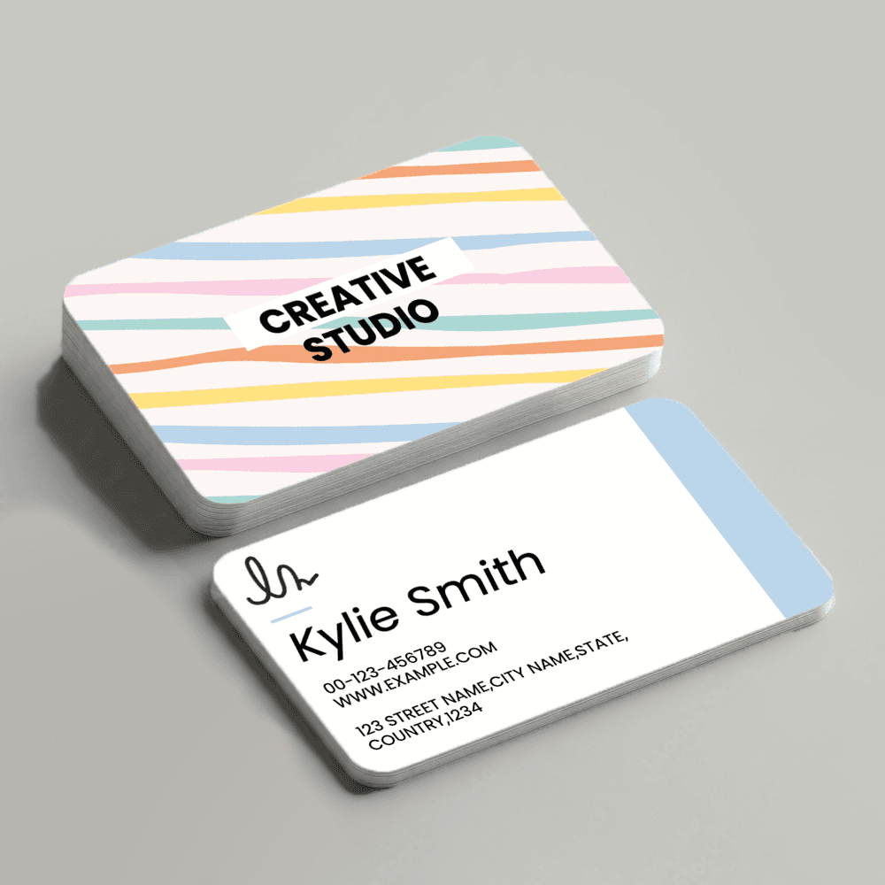 Rounded Corner Business Card