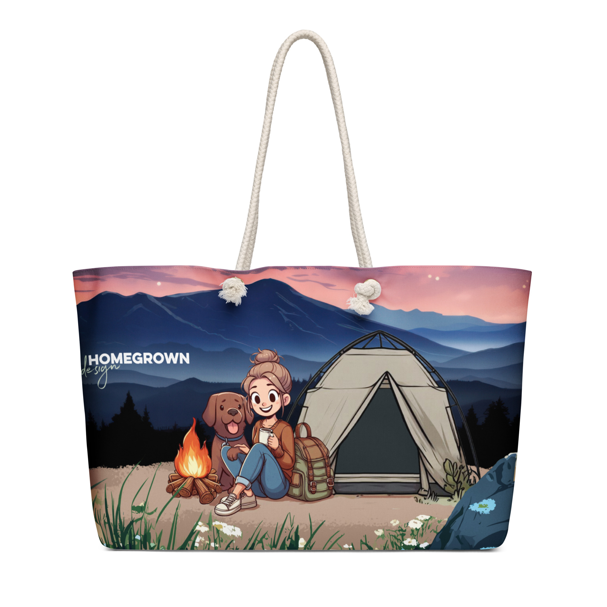 Oversized weekender bag