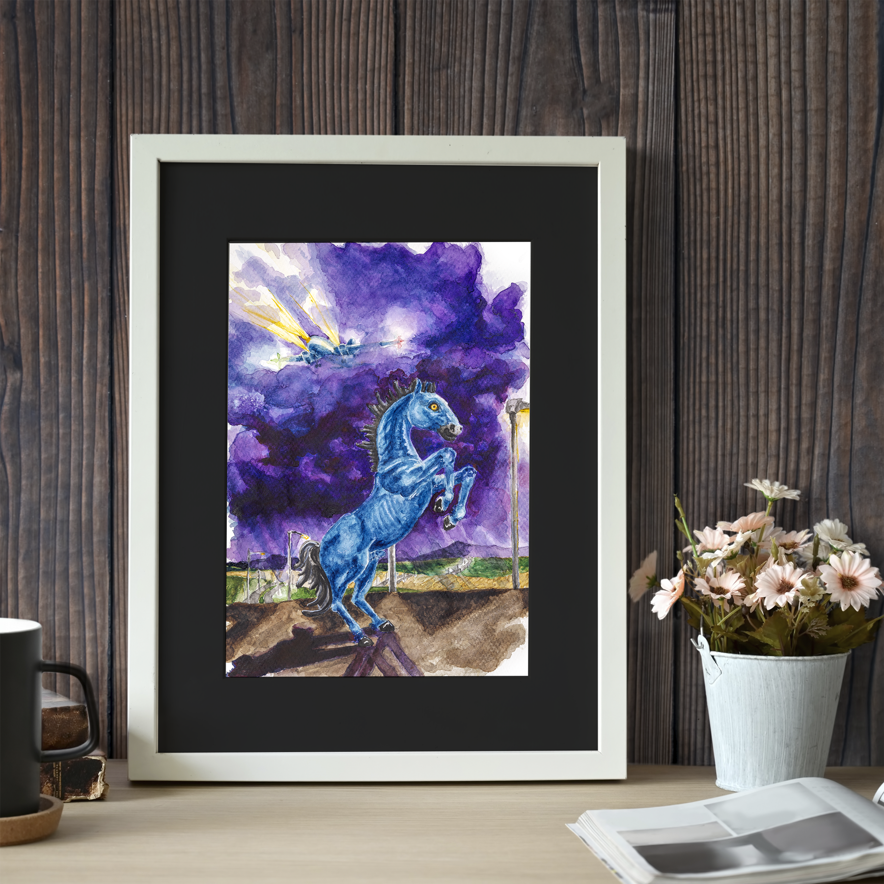 Blucifer Print